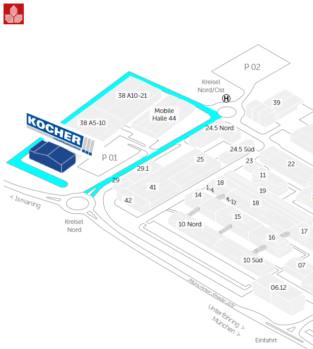 Kocher Zufahrt AGROB Park Geb38