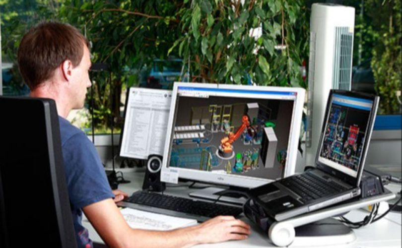 Mitarbeiter bei der Softwareprogrammierung
