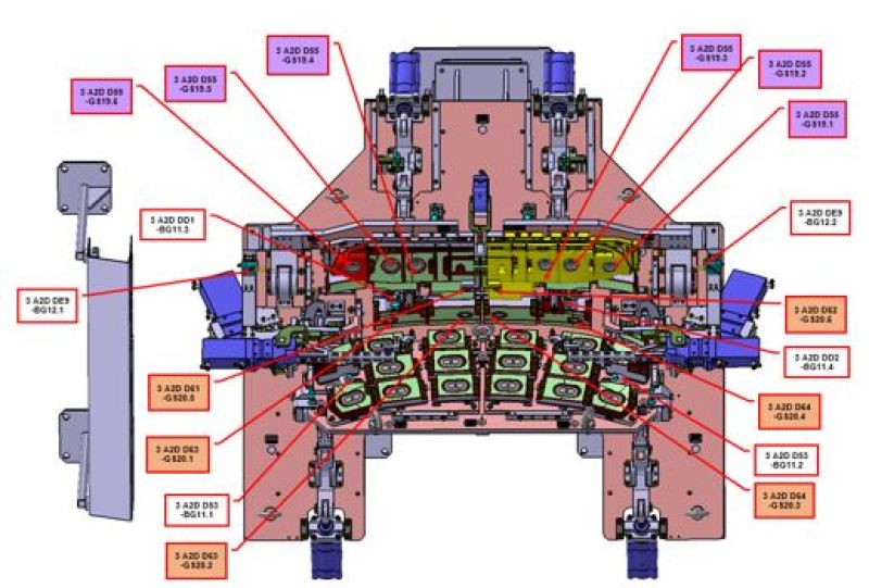 Heckklappe V8:  Rohbau – F44 (Neuanlagen)